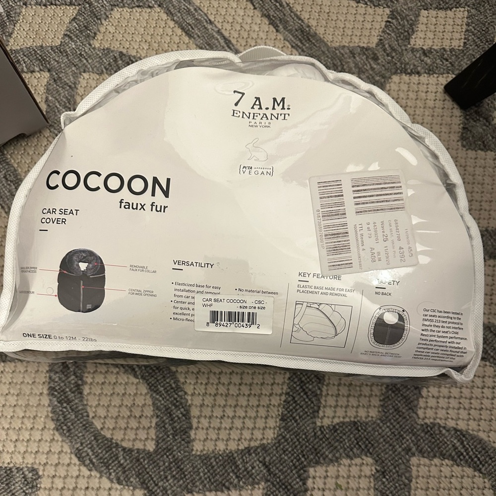 7am infant car seat cover